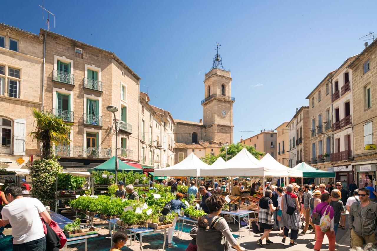 Au Logis De Pezenas Lägenhet Exteriör bild